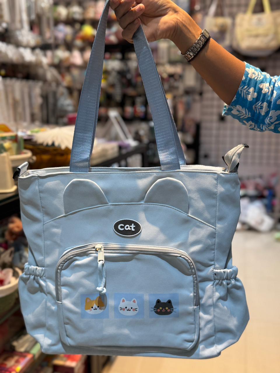 Cat Design Tote bag
