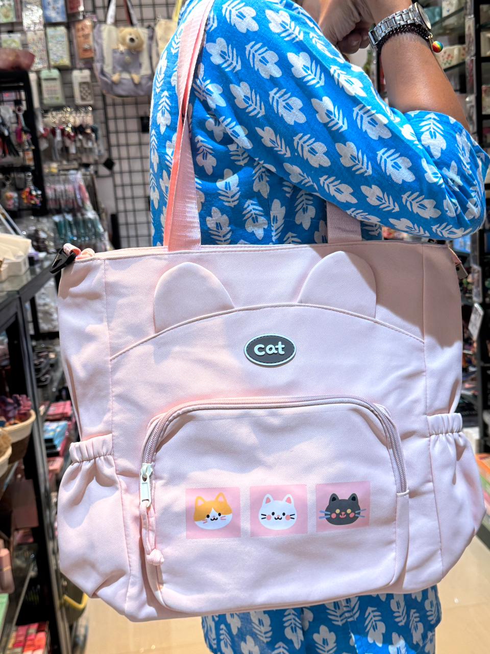 Cat Design Tote bag