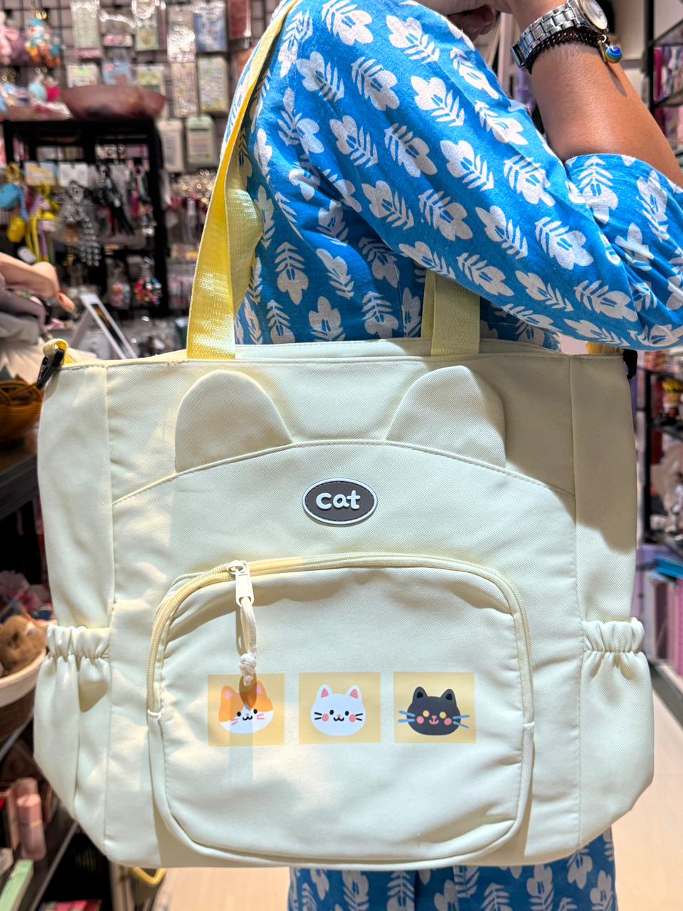 Cat Design Tote bag