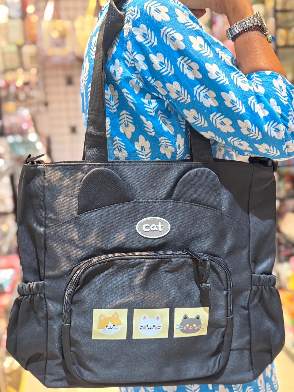 Cat Design Tote bag