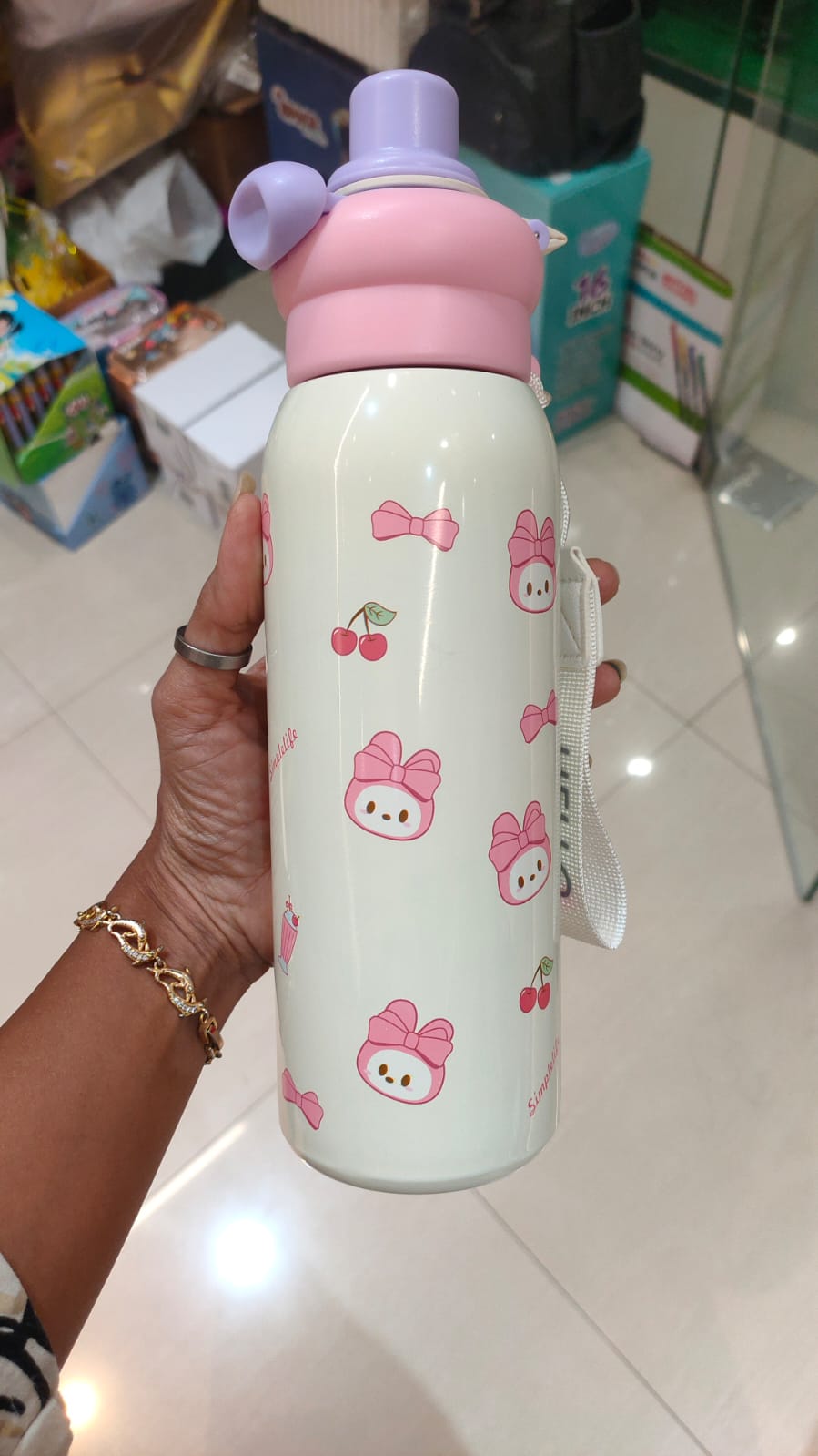 Cute 2 in 1 Sipper Bottle