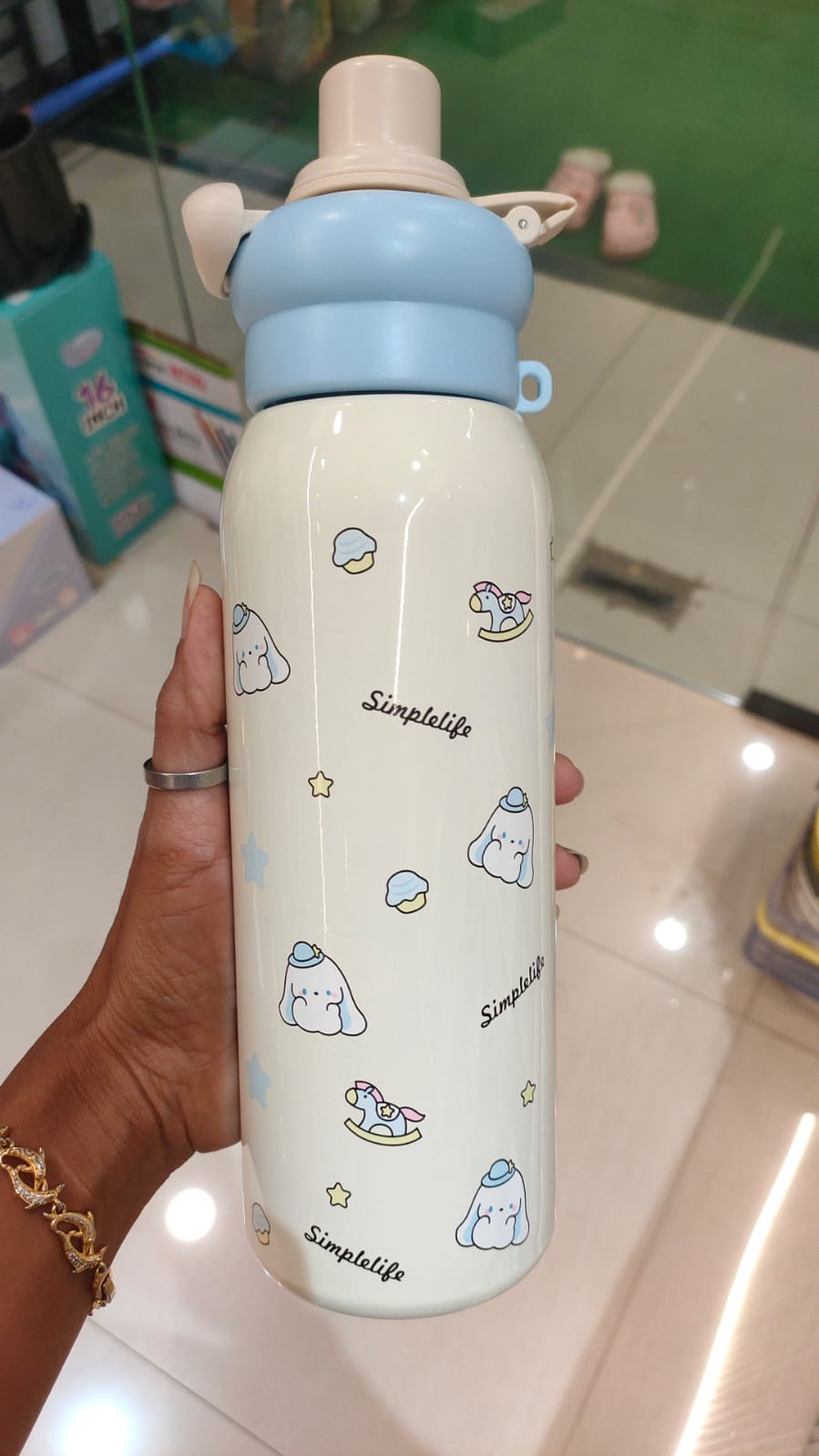 Cute 2 in 1 Sipper Bottle