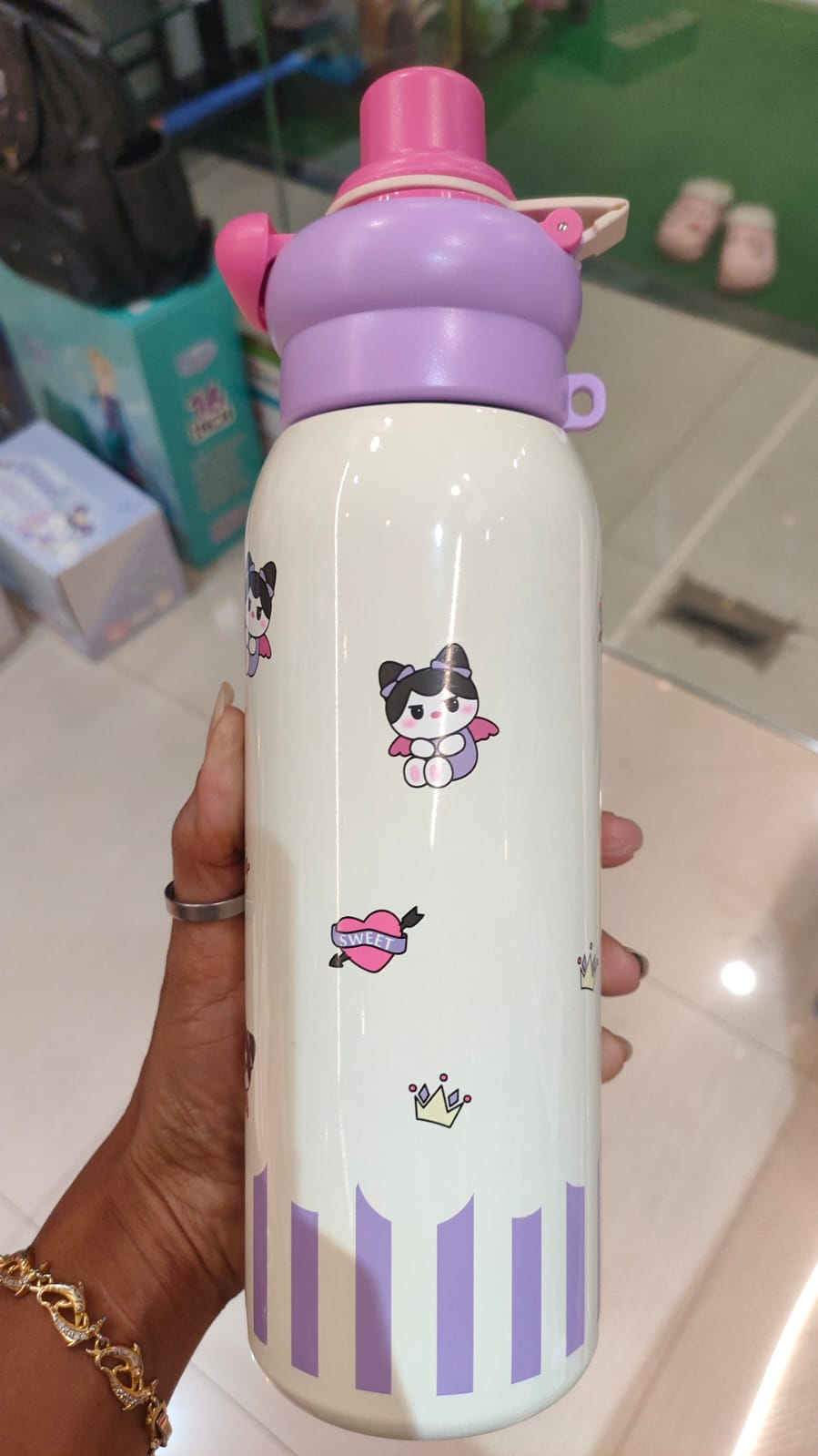 Cute 2 in 1 Sipper Bottle