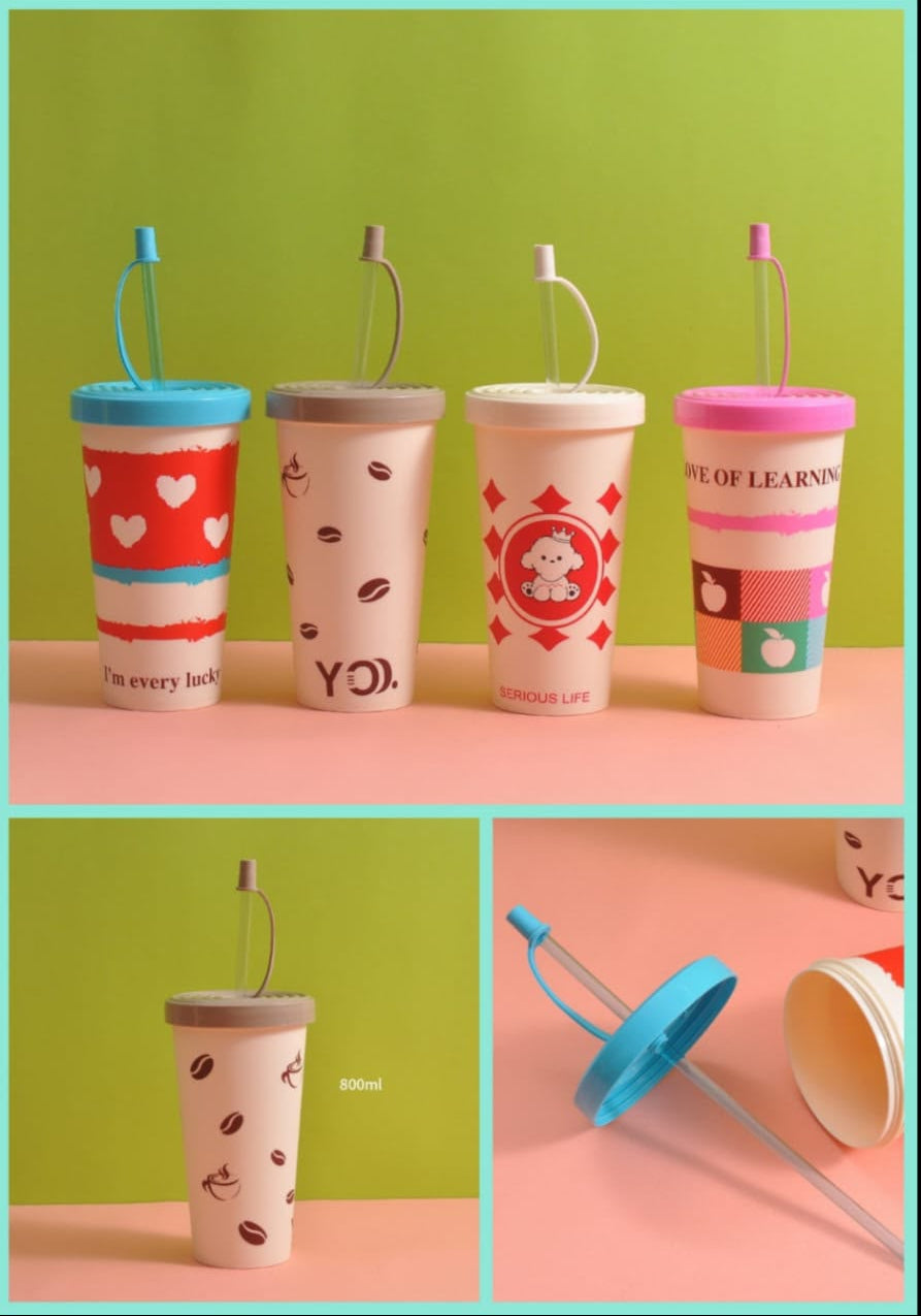 Cute Plastic Sipper