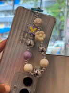 Butterfly & Flower Phone Charm