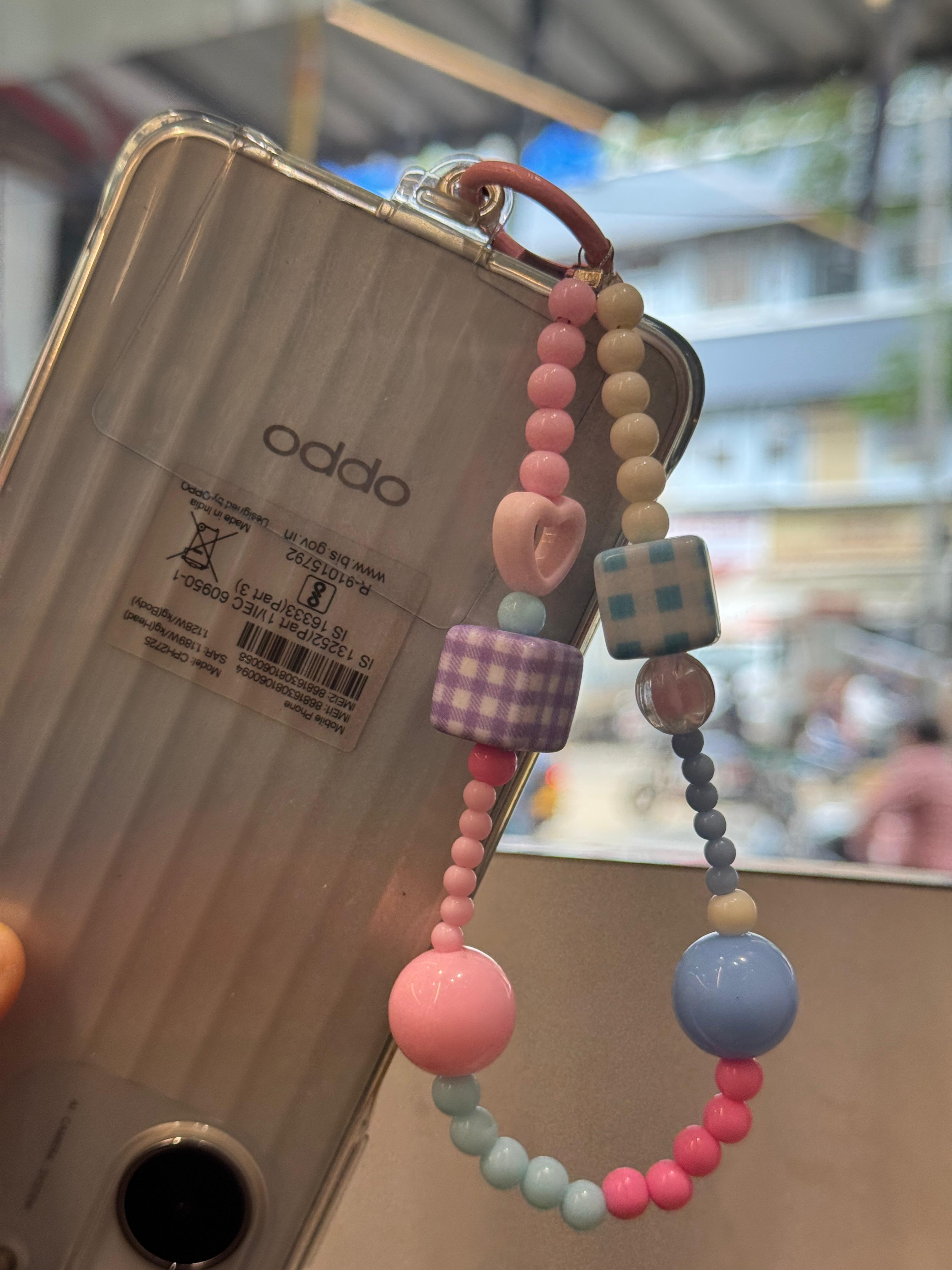 Colorful Cube Charm Phone Charm