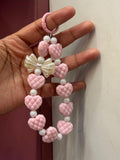 Aesthetic Heart & Bow Phone Charm