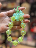 Green Bead Phone Charm