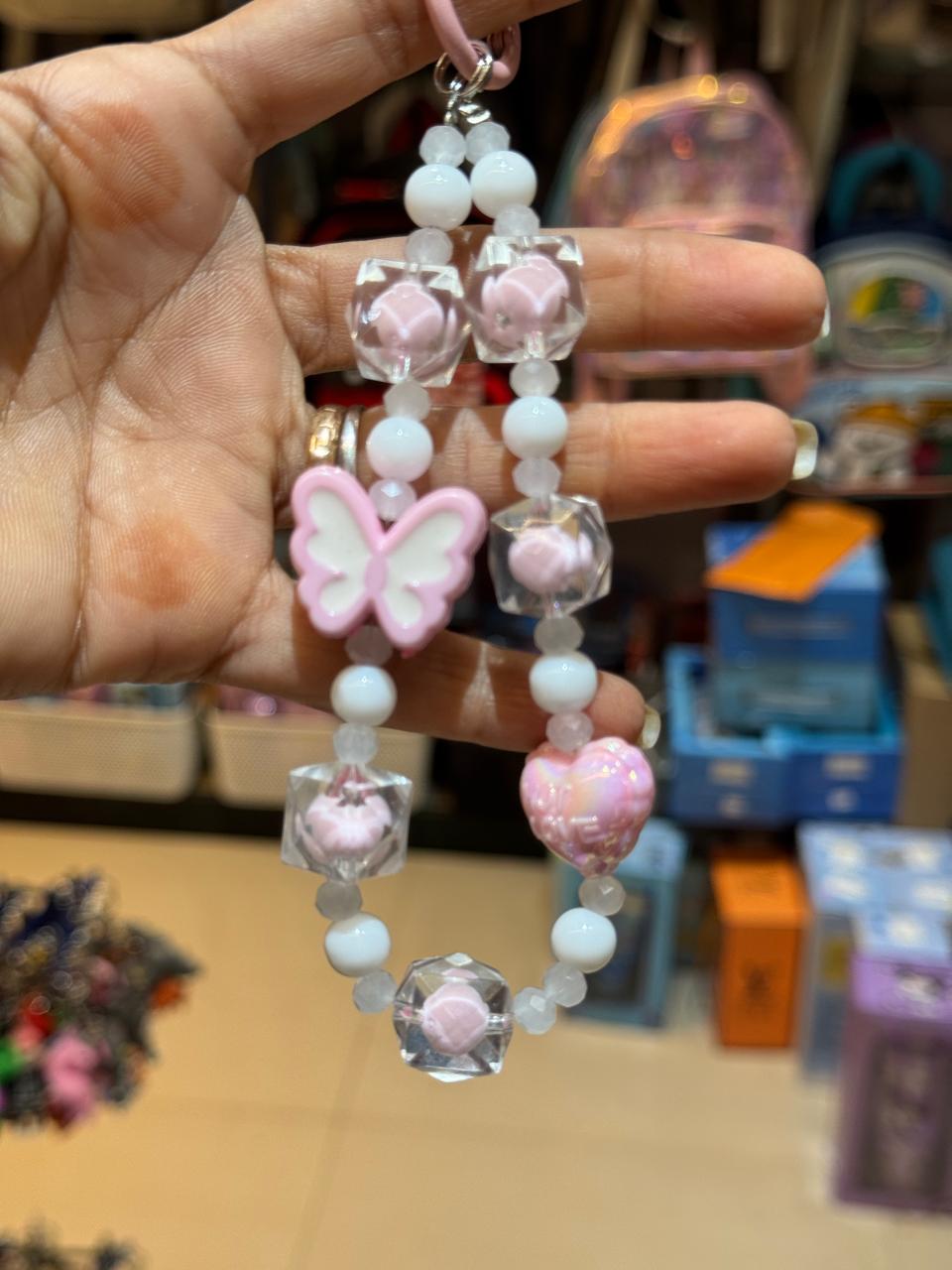 Cute Butterfly Phone Charm