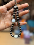 Black Beads Phone Charm