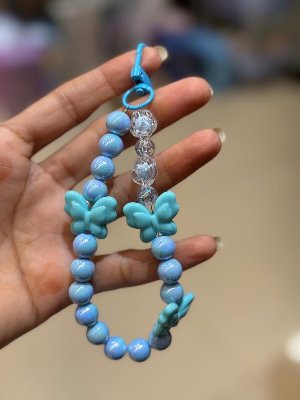 3 Butterfly Charm Phone Charm