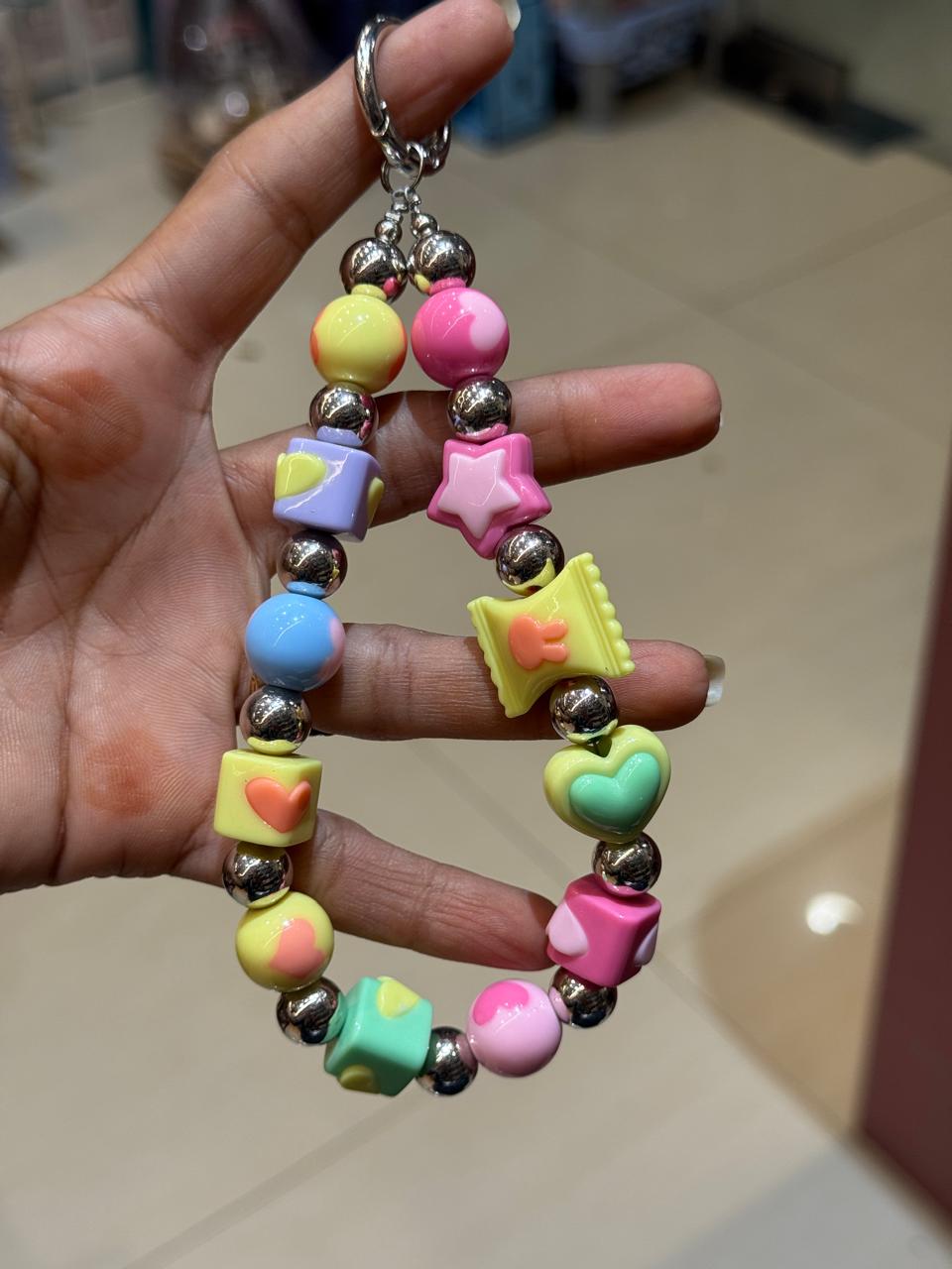 Colorful Beads Phone Charm