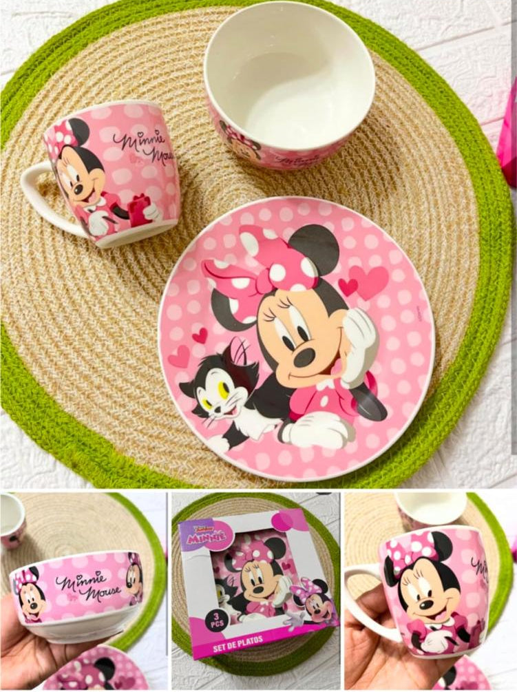 Cute 3 Piece Set of Ceramic