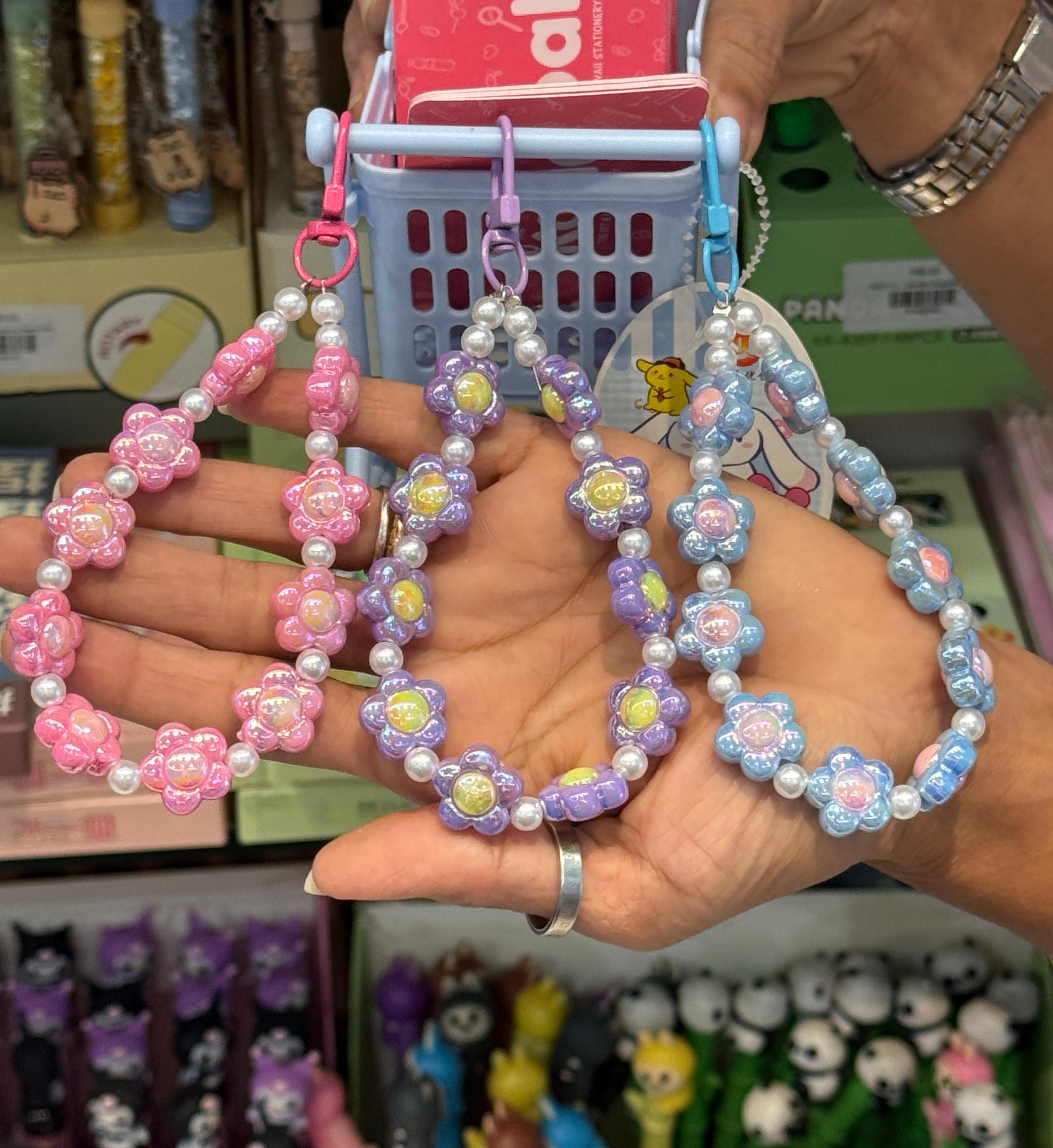 Cute Floral Phone Charm