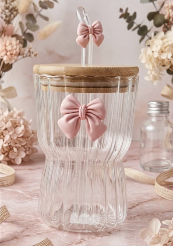 Cute Aesthetic Bow Tumbler