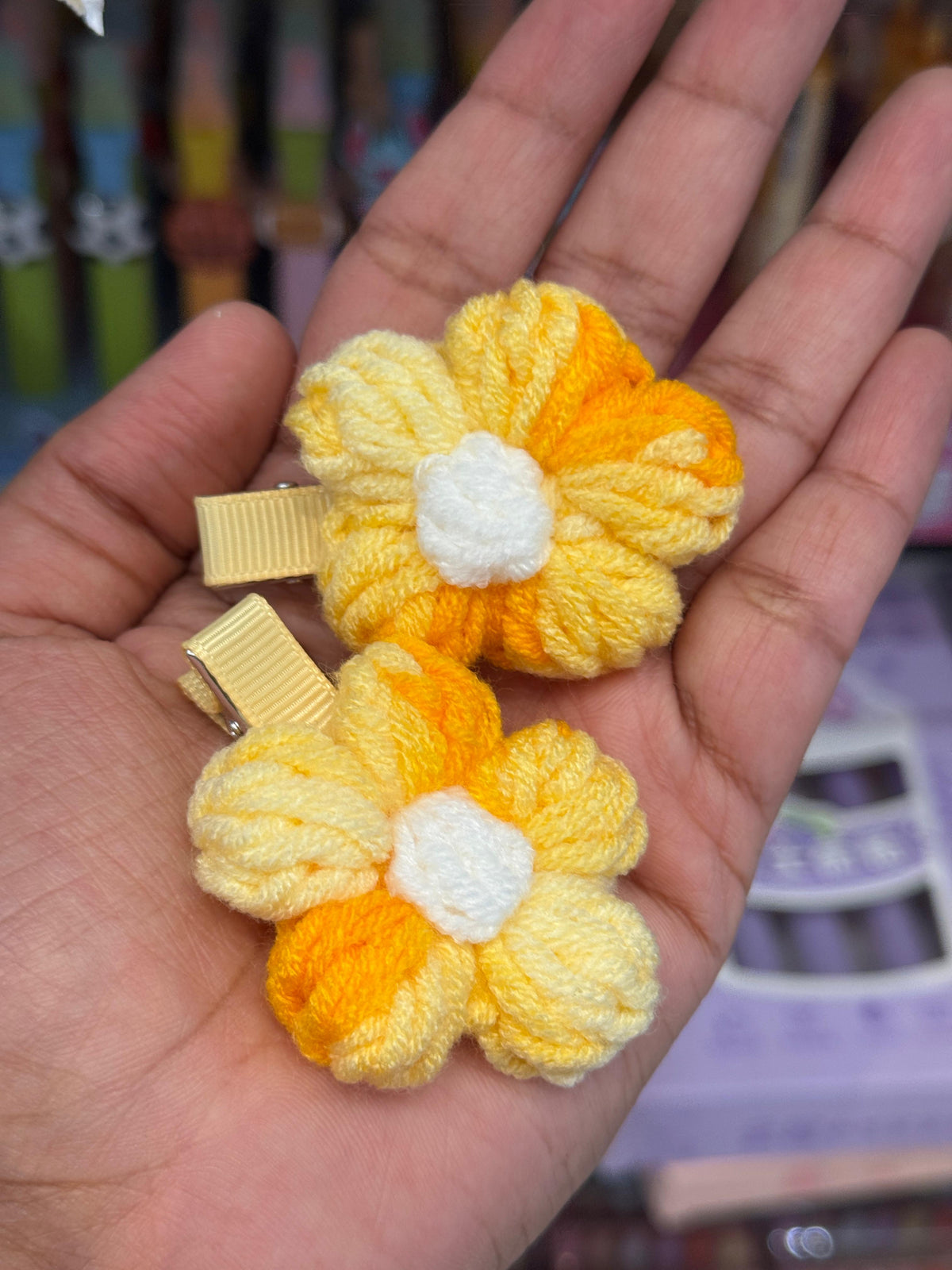 Crochet Alligator Clip (set Of 2)