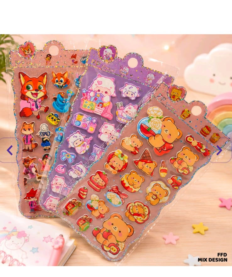 3D Sticker Cute Stickers