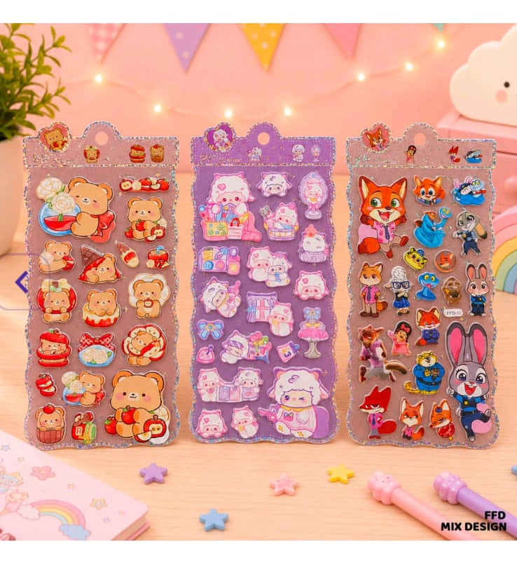 3D Sticker Cute Stickers