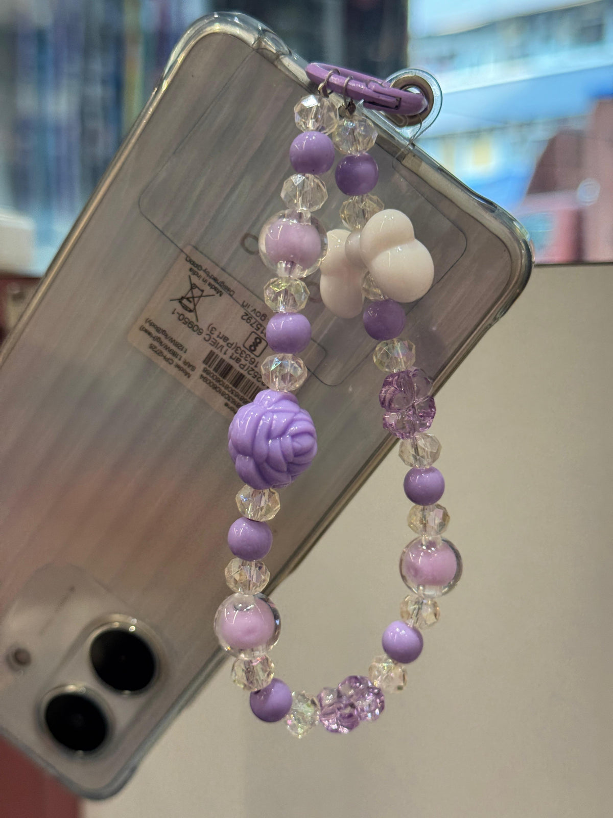 Bow and Rose Phone charm