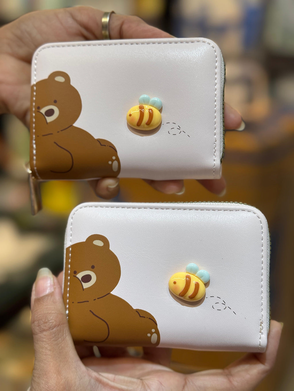 Bee Charm Card Holder
