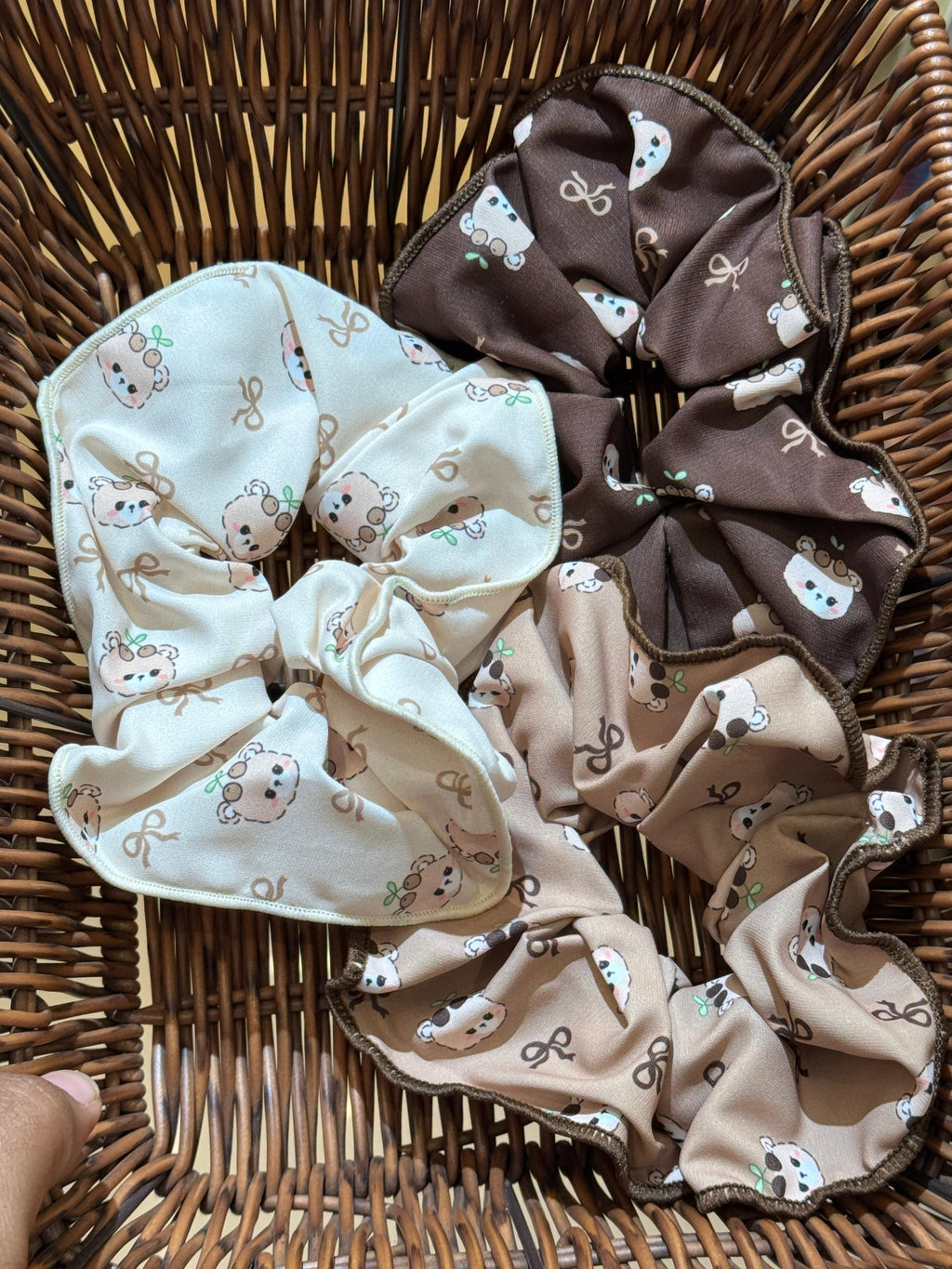Cute Bear Scrunchies