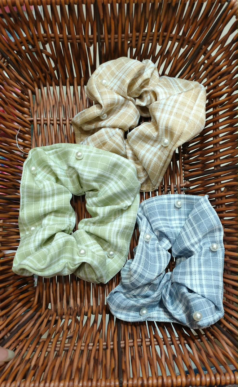 Pastel Colored Scrunchies