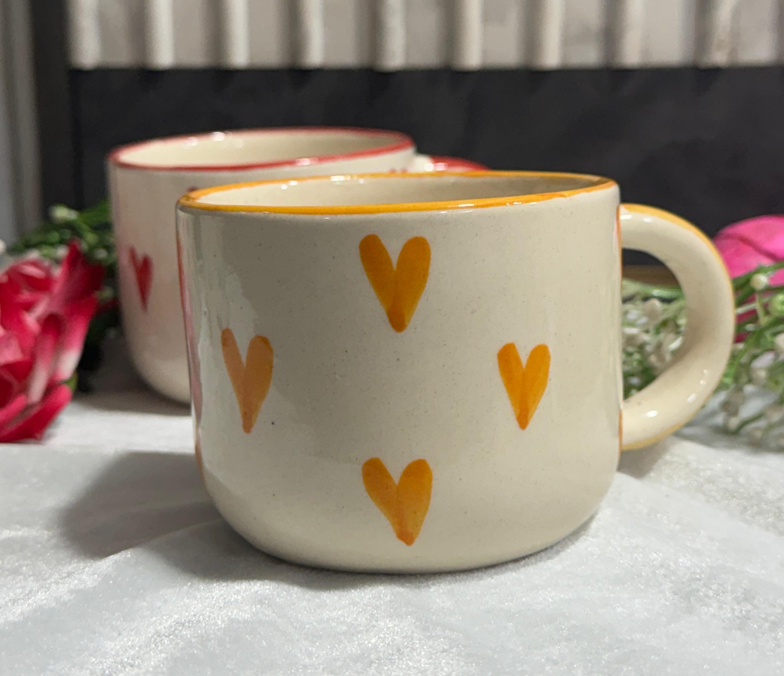 Yellow And Red Mug