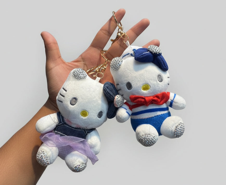 Hello Kitty Soft Toy Keychain