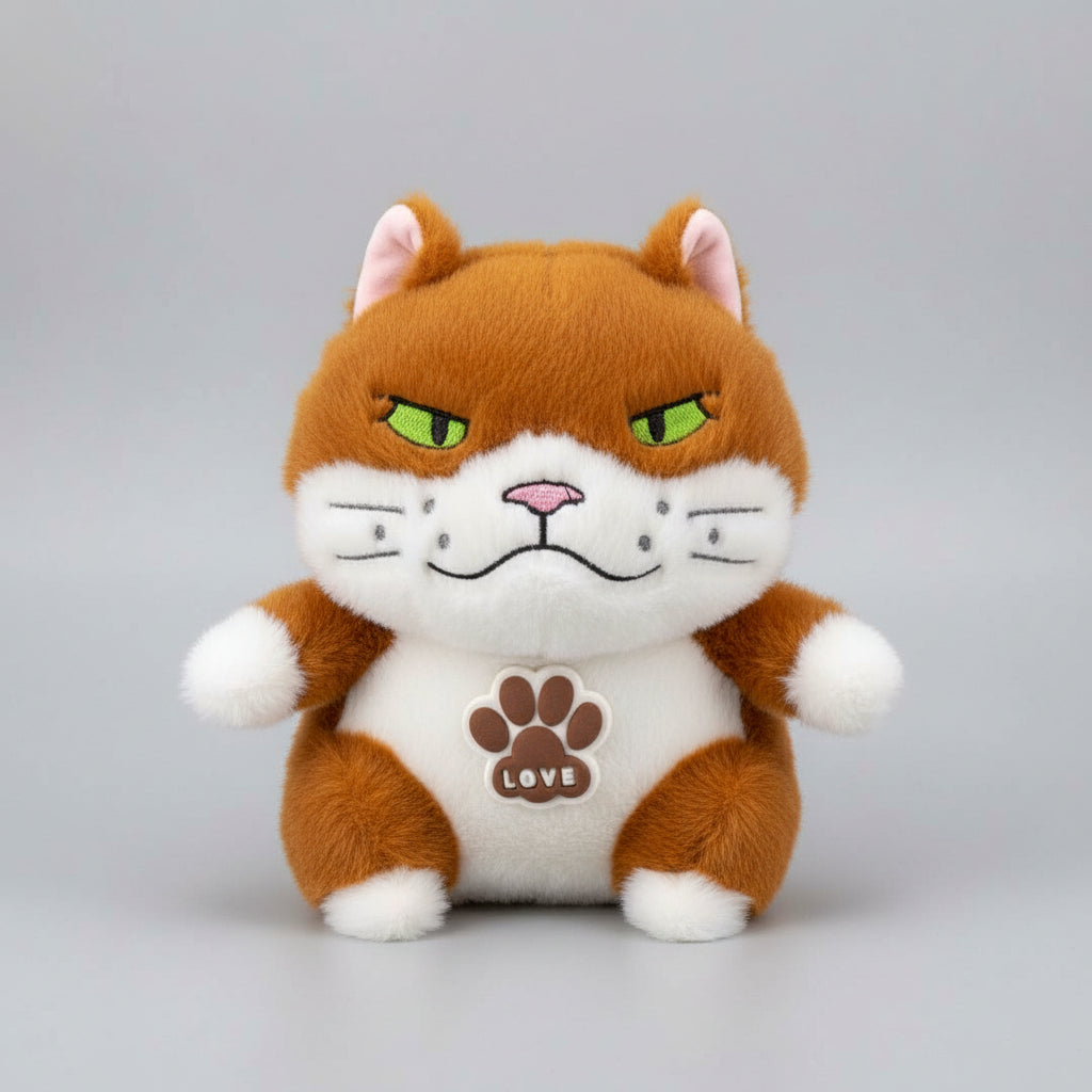 Angry Cat Soft Toy