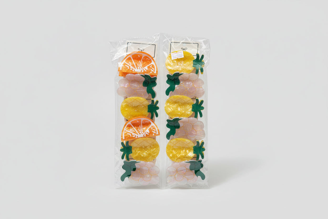 Korean Claw Clips In Fruit Design