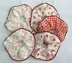 Red Coded Pinterest Scrunchies