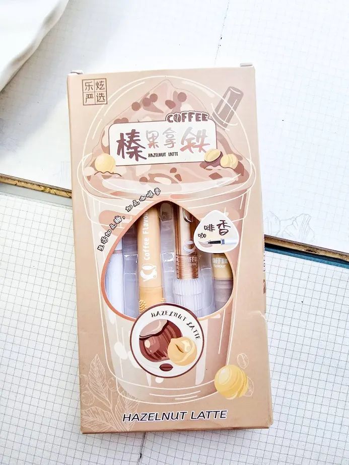 Hazelnut Latte Pen Set
