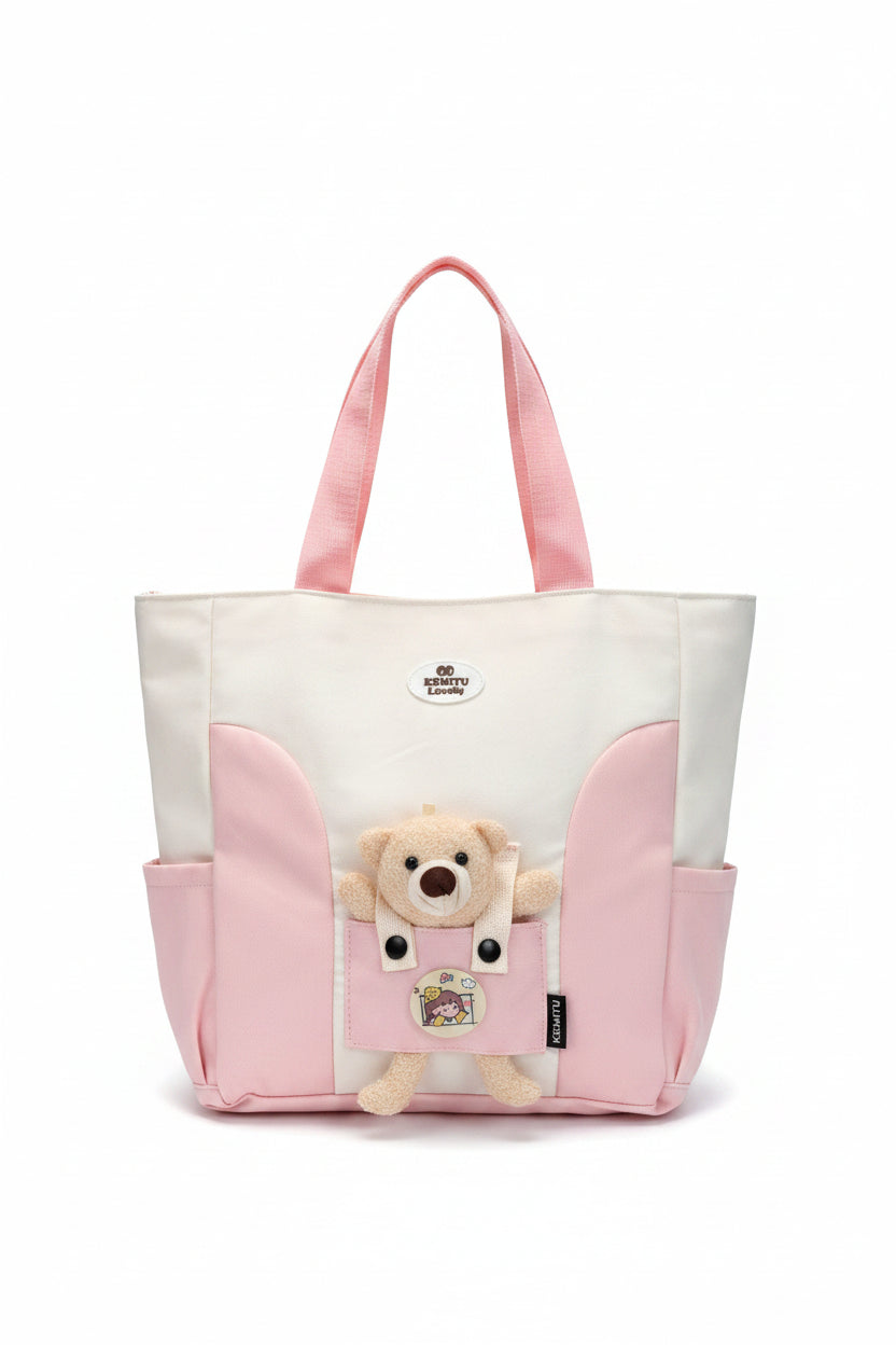 Cute Teddy Tote Bag