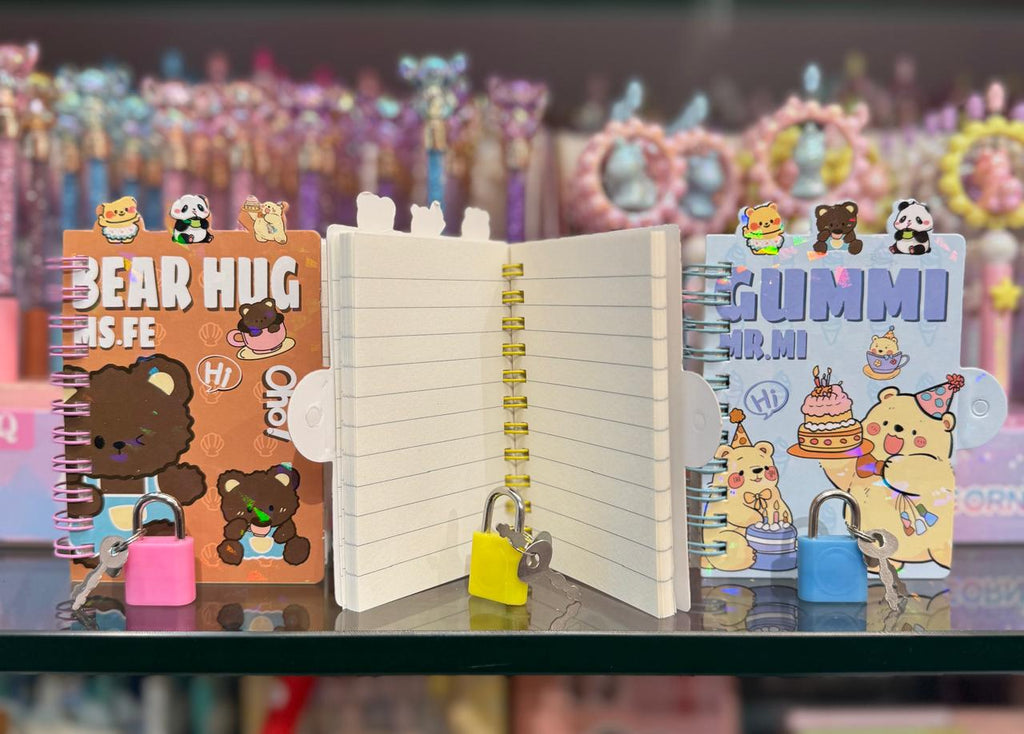 Cute Mini Diary With Lock