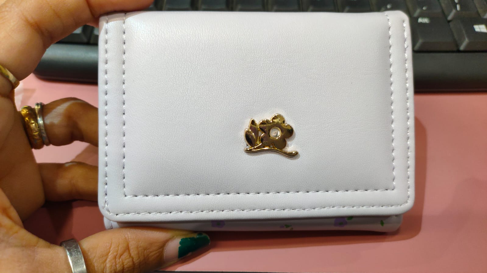 FLOWER CHAMS WALLET