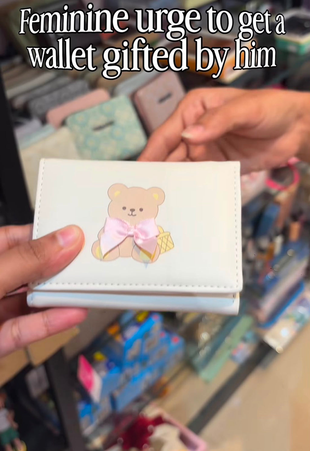 Teddy With Bow Wallet