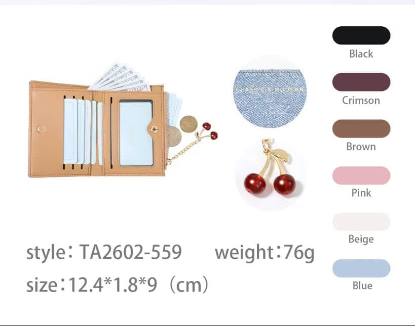 Cherry Charm Wallet