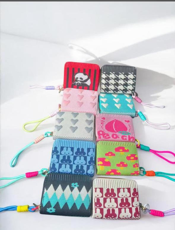 Random Prints Cute Wallet