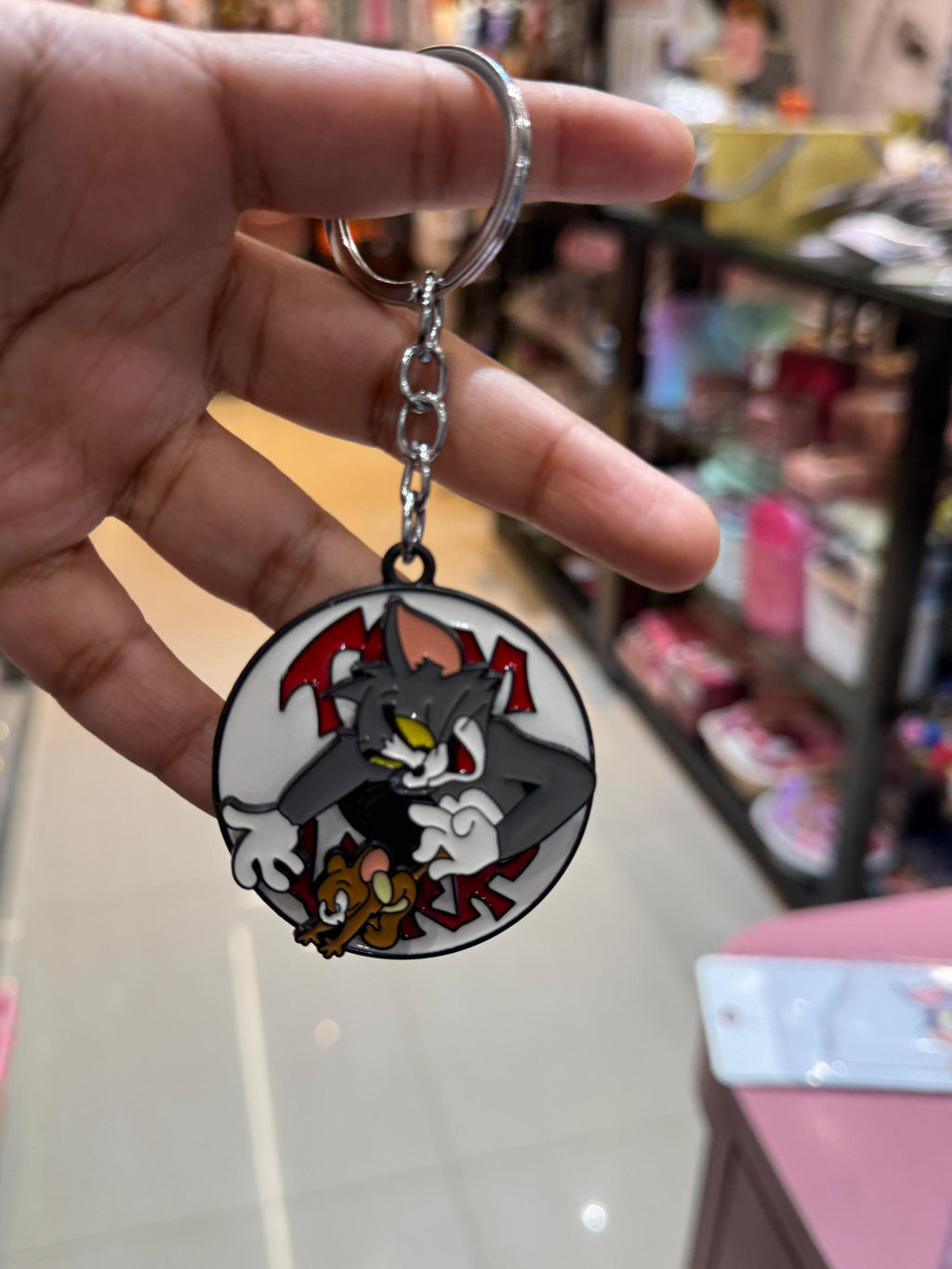 Tom & Jerry Spinner Keychain