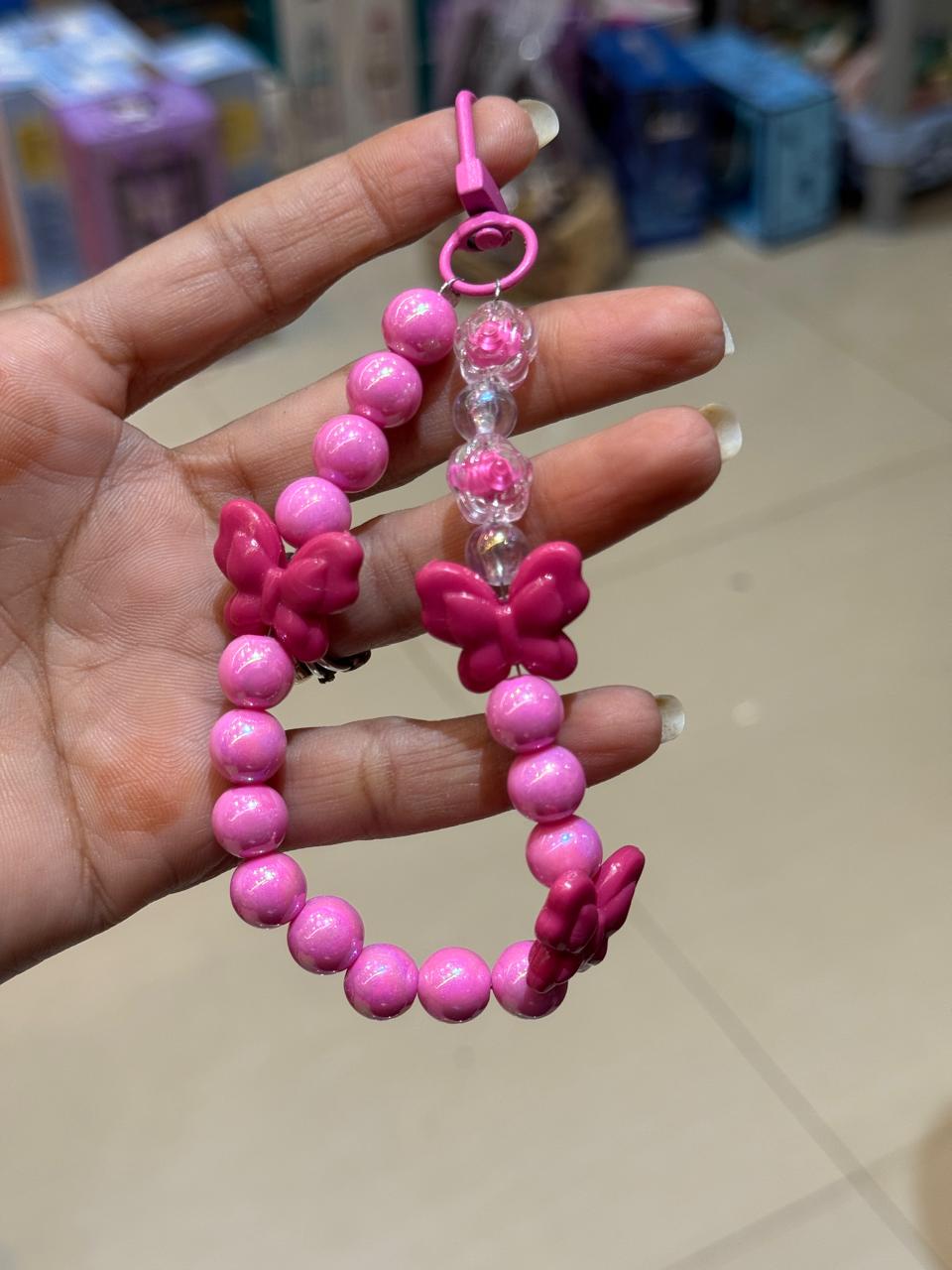 3 Butterfly Charm Phone Charm