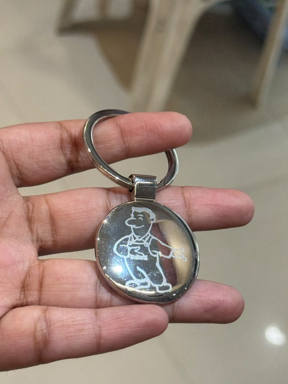 Metallic Keychain