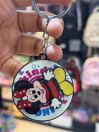Mickey & Minnie Spinner Keychain