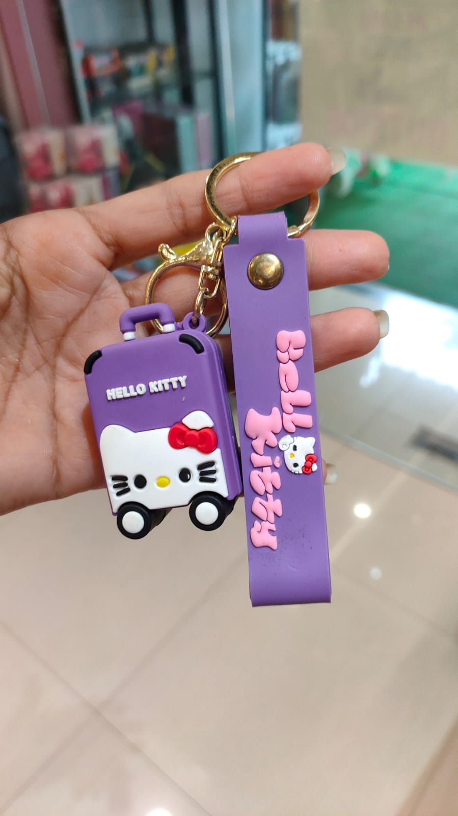 Hello Kitty Suitcase Keychain