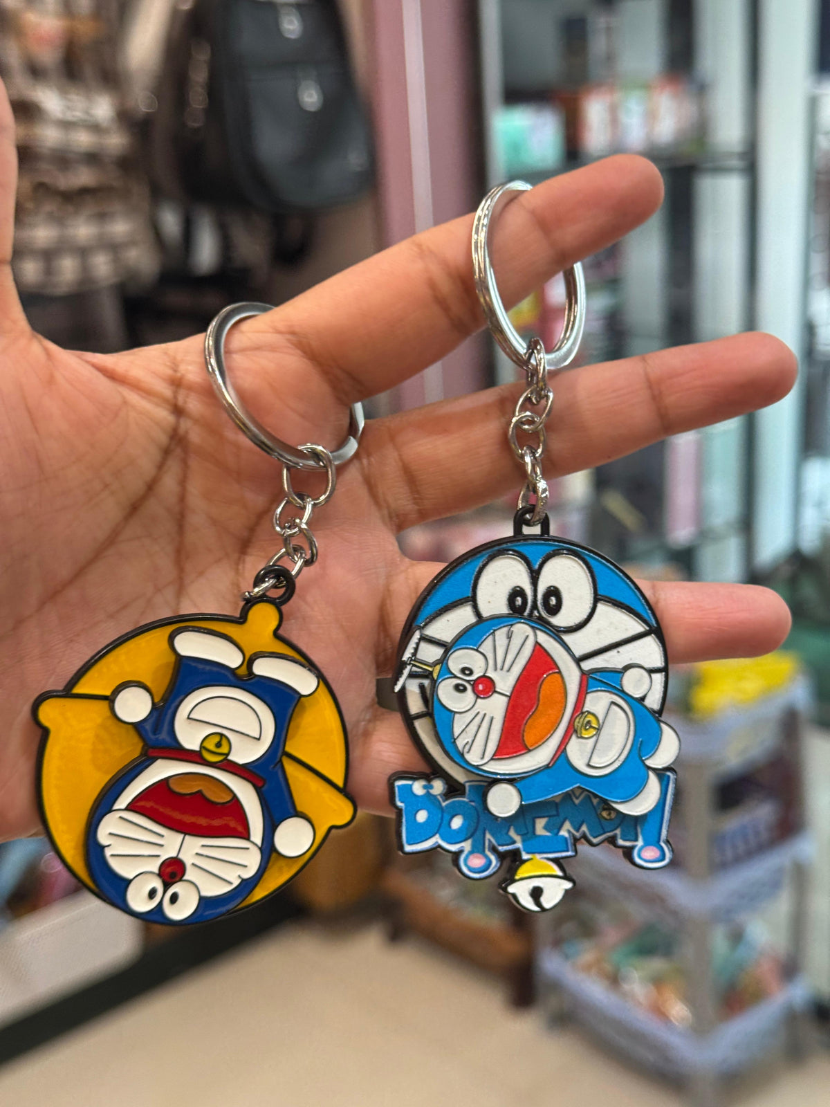 Doremon Spinner Keychain
