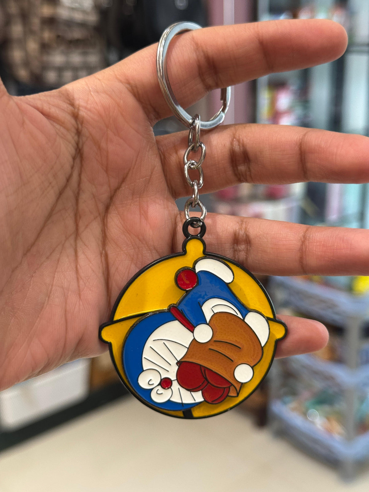 Doremon Spinner Keychain