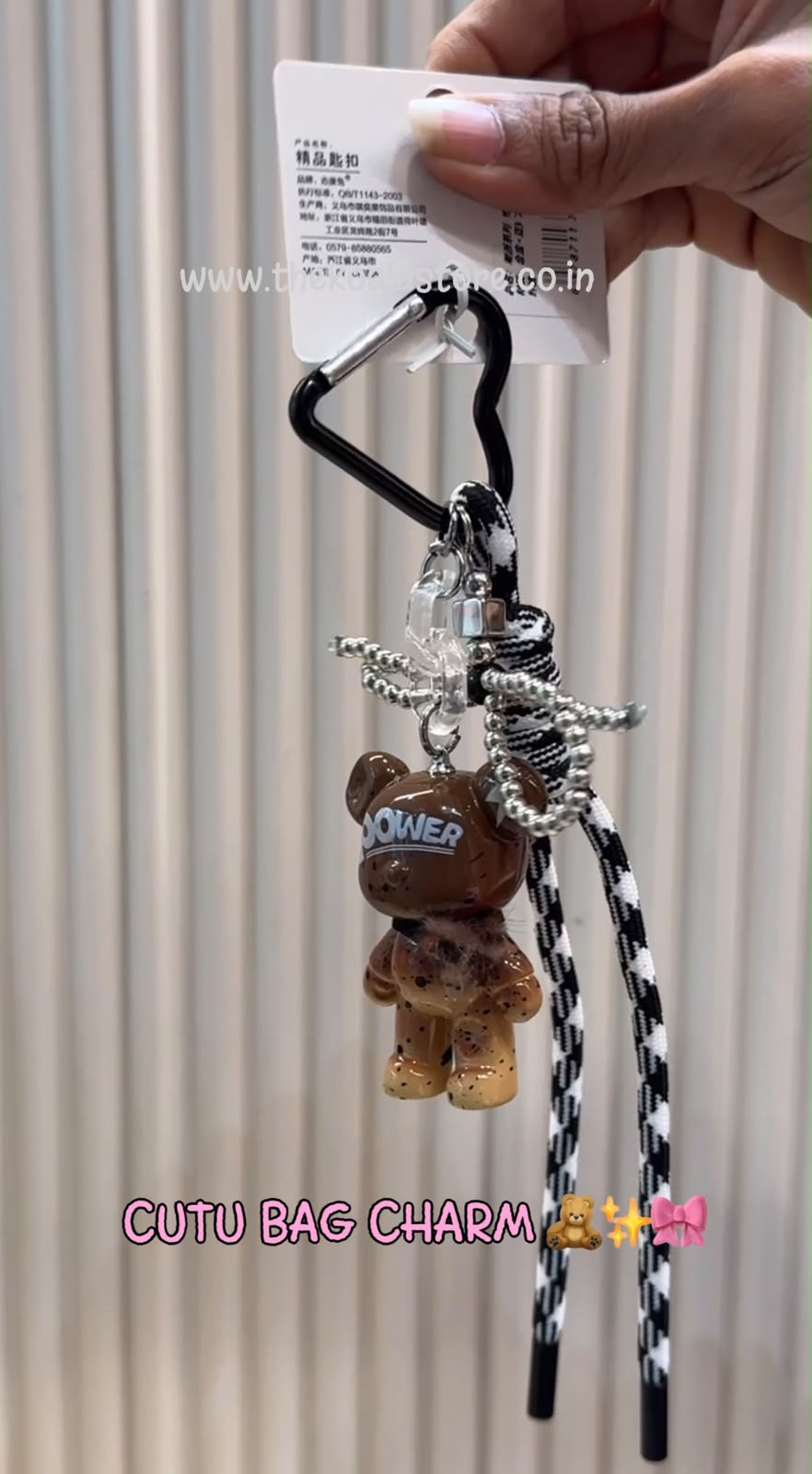 Cute Teddy Bag Charm