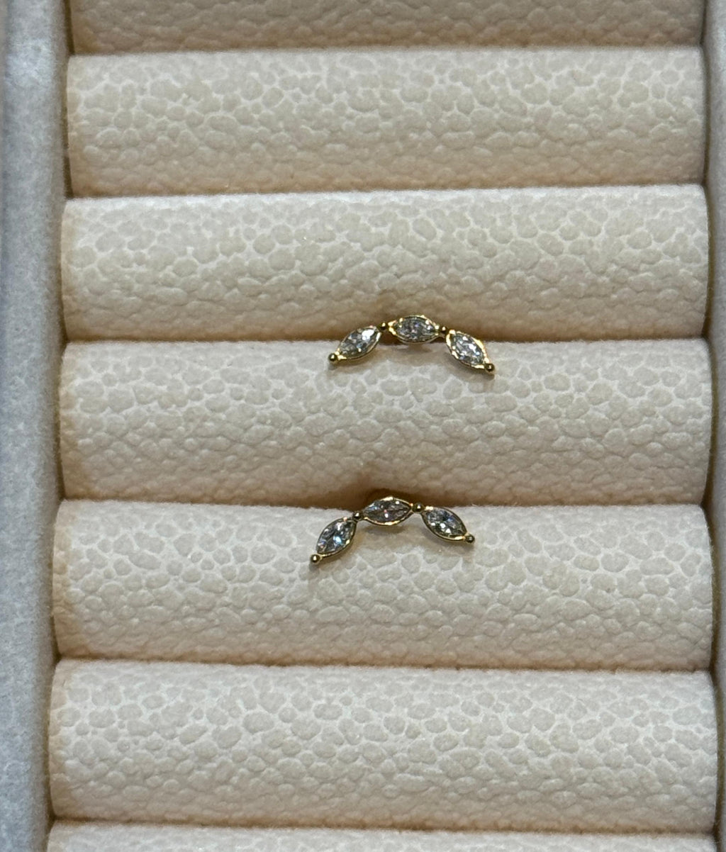 Helix Design Ball Back Studs