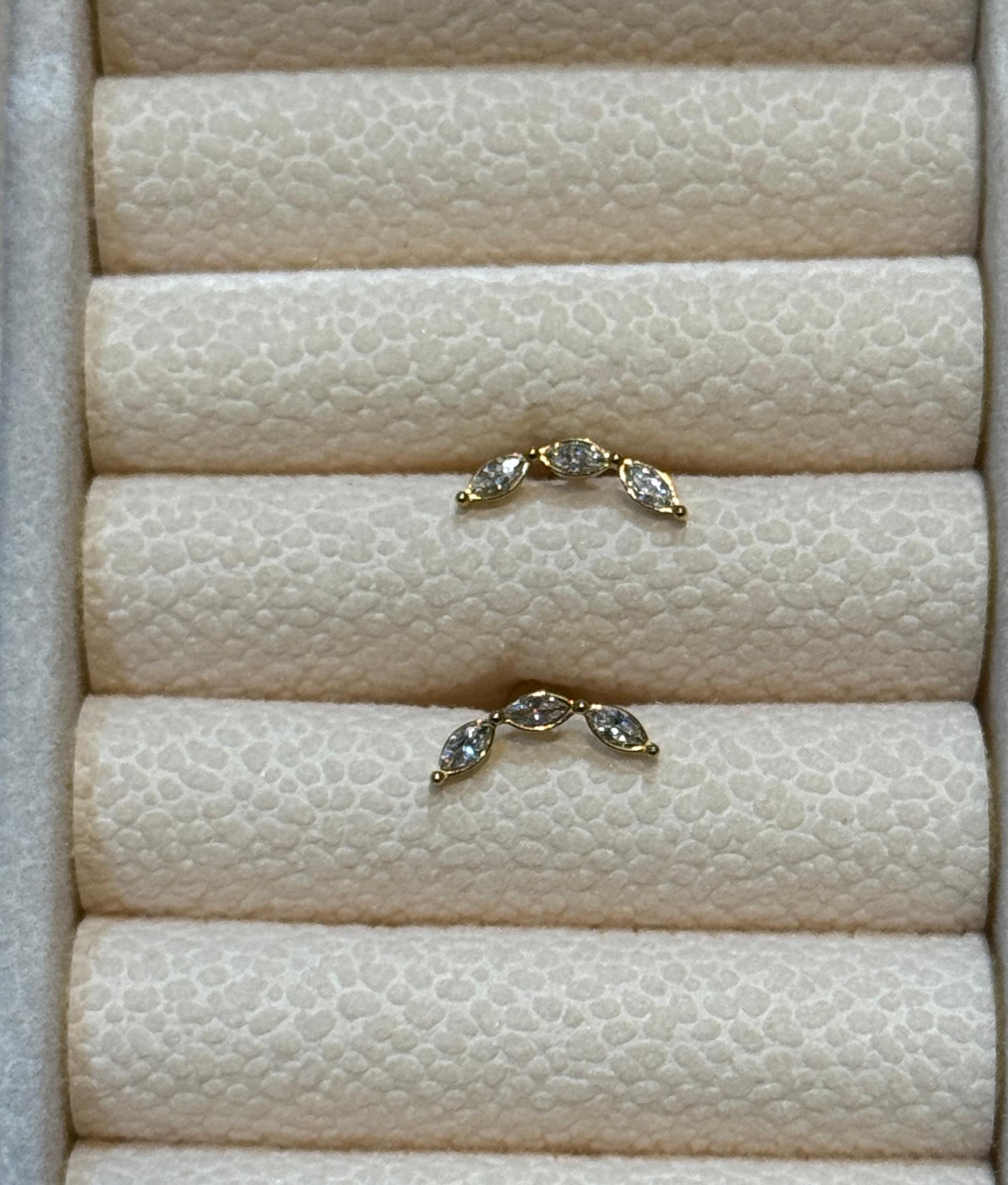 Helix Design Ball Back Studs