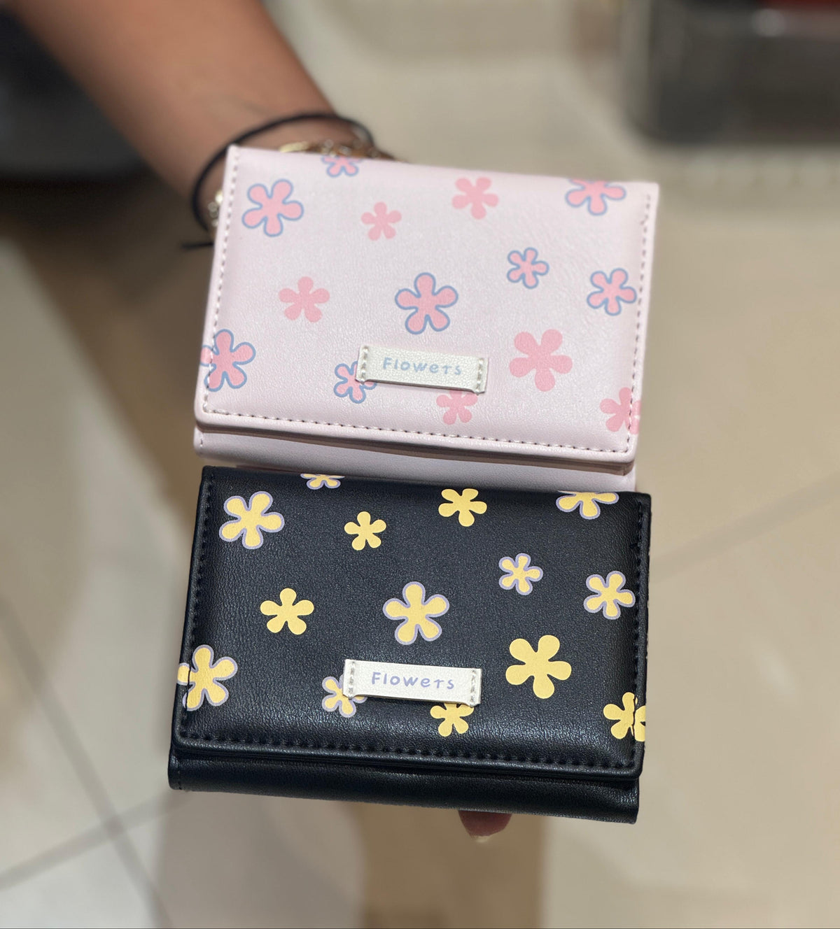 Flower Print Wallet
