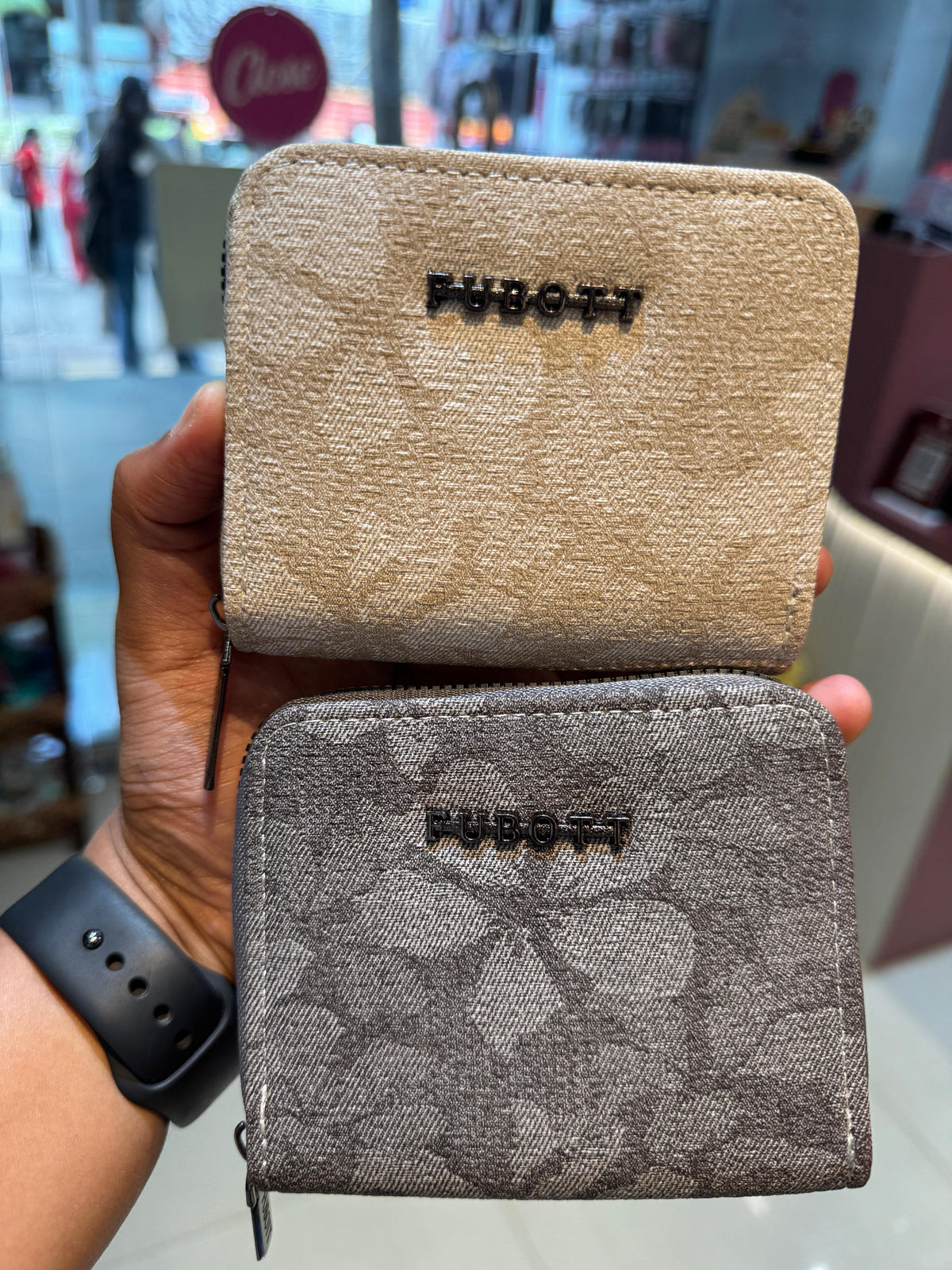 Floral Print Fubott Wallet
